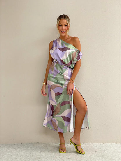 Dress - Green Multi