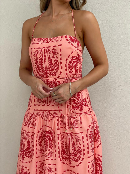 Boho Print Maxi Dress