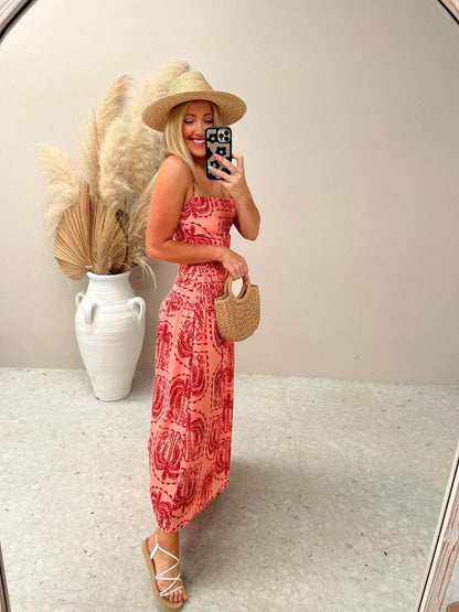 Boho Print Maxi Dress